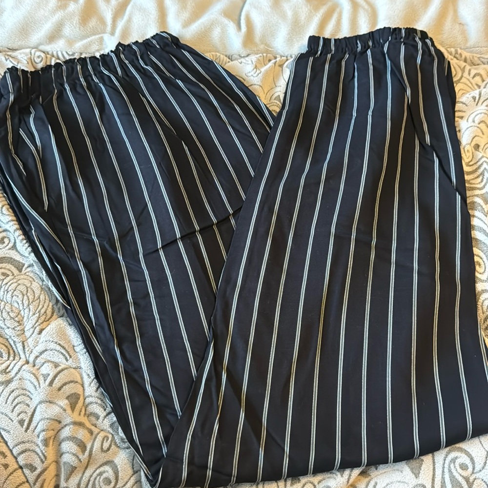 UNIQLO STRIPED PANTS - WOMENS LARGE